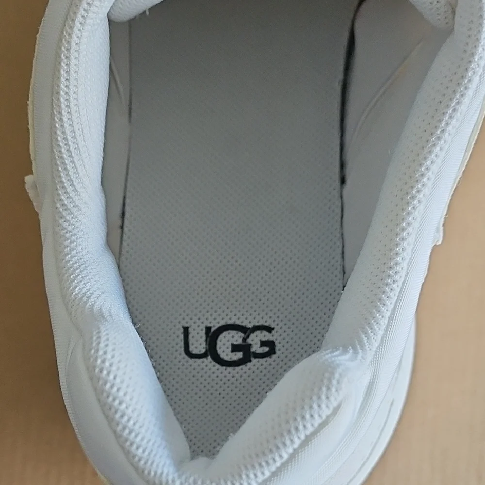 UGG CA805 Women's White/Cream Zip Sneakers - Picture 6 of 16